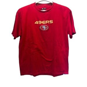 NFL Men’s Line of Scrimmage San Francisco 49ers Football Red T-Shirt Size XL